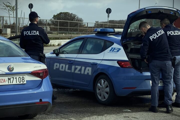 posto controllo Polizia